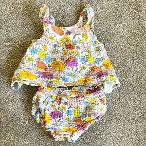 Angel Dear Floral Kids Matching Set - Multicolor
